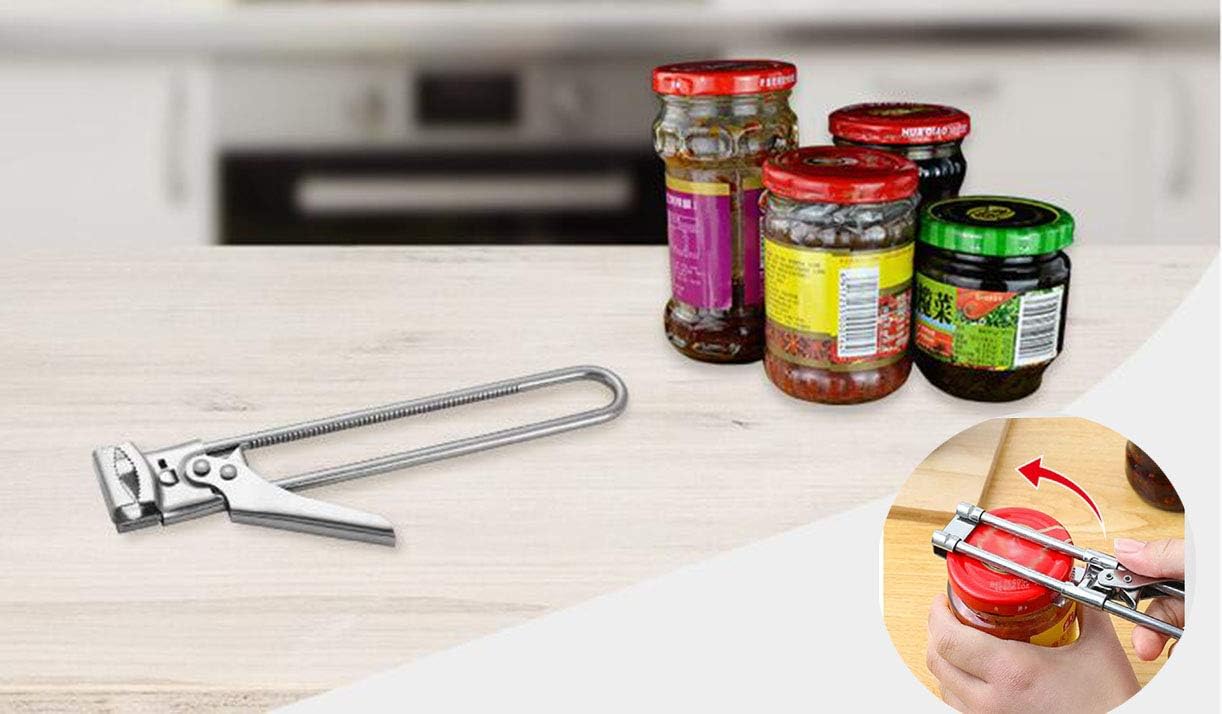 Adjustable Stainless Steel Jar & Bottle Opener - Image 6